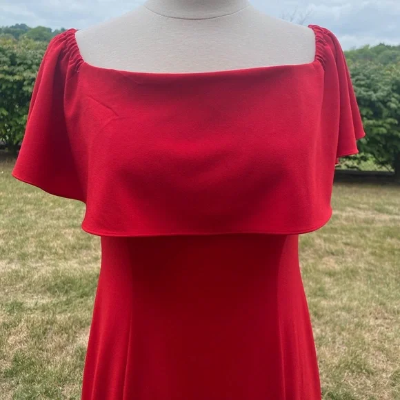 Boston Proper Red Maxi Dress - Picture 10 of 16